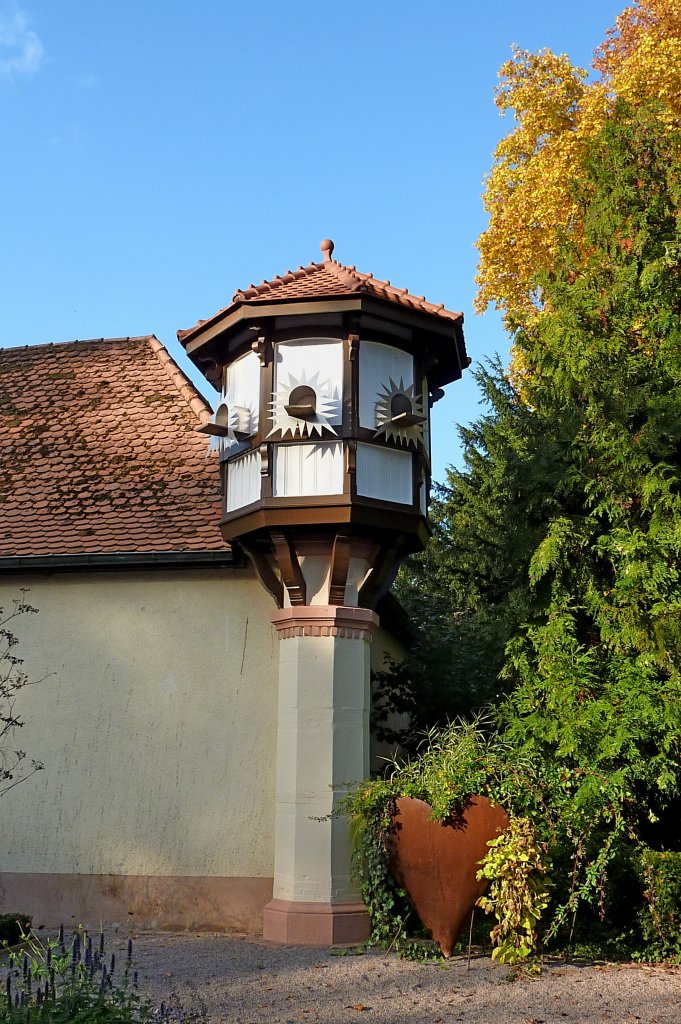 Lahr im Schwarzwald, Taubenhaus im Stadtpark, Okt.2011 