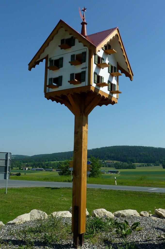 Taubenhaus, gesehen in Oberfranken, Mai 2012