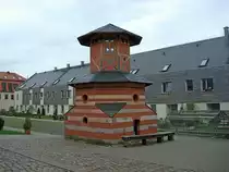 Lichtenwalde bei Chemnitz, das historische Taubenhaus am Schlo�, Okt.2009