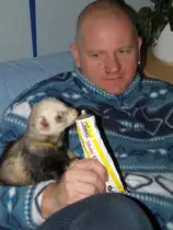 Lecker  Vitapaste ,   das  m�gen  Frettchen ,  so  hin  und  wieder  !!!