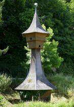 Waldkirch, Taubenhaus am Stadtrainsee, Juli 2022