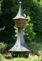 Waldkirch, Taubenhaus am Stadtrainsee, Juli 2022