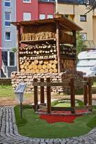 Dieses Insekten Hotel, steht in Ettelbrck. 07.2025